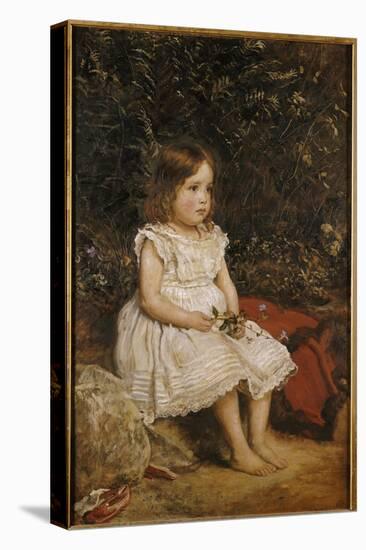 Portrait of Eveline Lees as a Child, 1875-John Everett Millais-Stretched Canvas