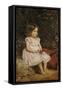 Portrait of Eveline Lees as a Child, 1875-John Everett Millais-Framed Stretched Canvas