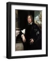 Portrait of Everhard Jabach, (1610-169), 1636-1637-Sir Anthony Van Dyck-Framed Giclee Print