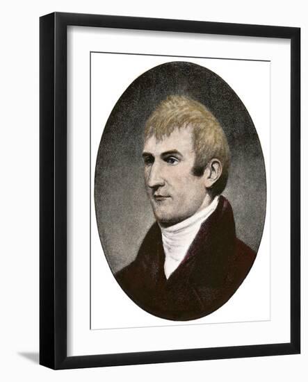 Portrait of Explorer Meriwether Lewis-null-Framed Giclee Print