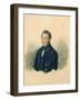 Portrait of Faddey Venediktovich Bulgarin, c.1840-Ivan Nikolayevich Terebenev-Framed Giclee Print