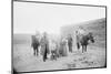 Portrait of Family in Front of Ranch-null-Mounted Photographic Print