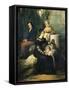 Portrait of Family Stampa Di Soncino-Francesco Hayez-Framed Stretched Canvas
