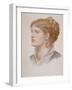 Portrait of Fanny Cornforth (1824-1906), 1874 (Coloured Chalk on Paper)-Dante Gabriel Charles Rossetti-Framed Giclee Print