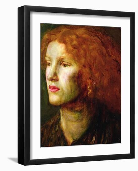 Portrait of Fanny Cornforth, C.1860-Dante Gabriel Charles Rossetti-Framed Giclee Print