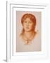 Portrait of Fanny Cornforth-Dante Gabriel Rossetti-Framed Premium Giclee Print