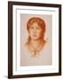 Portrait of Fanny Cornforth-Dante Gabriel Rossetti-Framed Premium Giclee Print