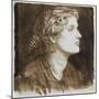 Portrait of Fanny Cornforth-Dante Gabriel Charles Rossetti-Mounted Giclee Print