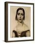 Portrait of Fanny Goldberg, Soprano, Interpreter of Caterina Cornaro-Gaetano Gandolfi-Framed Giclee Print