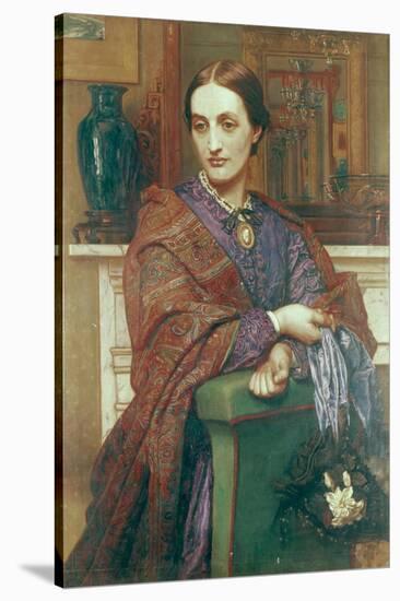 Portrait of Fanny Holman Hunt-William Holman Hunt-Stretched Canvas