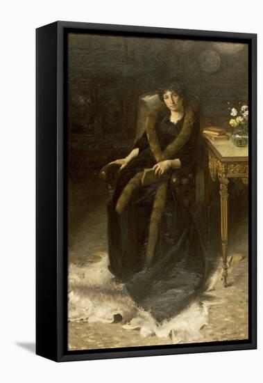 Portrait of Fanny Rizzi-Mina-Antonio Rossellino-Framed Stretched Canvas