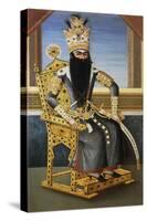 Portrait of Fath Ali Shah (1762-1834), Ca 1805-null-Stretched Canvas