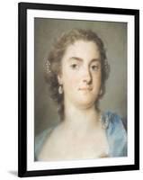 Portrait of Faustina Bordoni Hasse-Rosalba Carriera-Framed Giclee Print