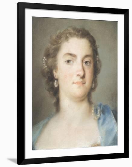 Portrait of Faustina Bordoni Hasse-Rosalba Carriera-Framed Giclee Print