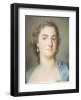 Portrait of Faustina Bordoni Hasse-Rosalba Carriera-Framed Giclee Print