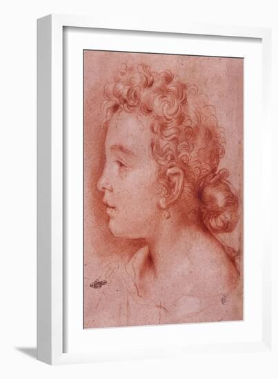 Portrait of Faustina Maratti-Carlo Maratta-Framed Giclee Print