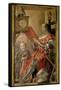 Portrait of Federigo Da Montefeltro, Duke of Urbino and His Son Guidobaldo-Pedro Berruguete-Framed Stretched Canvas