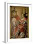 Portrait of Federigo Da Montefeltro, Duke of Urbino and His Son Guidobaldo-Pedro Berruguete-Framed Giclee Print