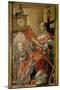 Portrait of Federigo Da Montefeltro, Duke of Urbino and His Son Guidobaldo-Pedro Berruguete-Mounted Giclee Print