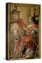 Portrait of Federigo Da Montefeltro, Duke of Urbino and His Son Guidobaldo-Pedro Berruguete-Stretched Canvas