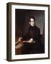 Portrait of Felice Schiavoni-Natale Schiavoni-Framed Giclee Print