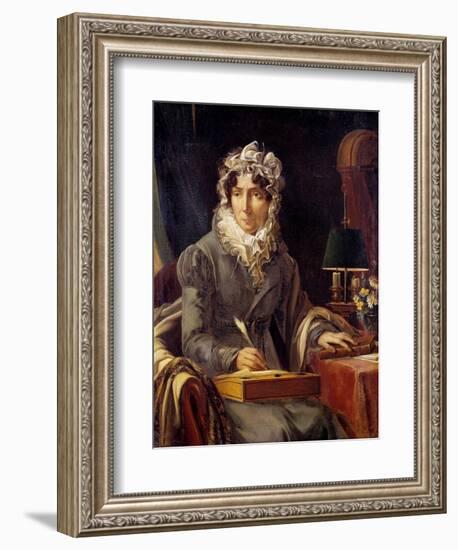 Portrait of Felicite Stephanie Ducrest by Louis Edouard Rioult-null-Framed Giclee Print