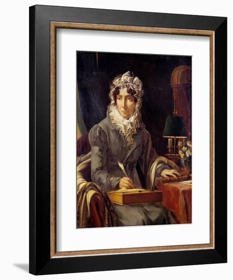 Portrait of Felicite Stephanie Ducrest by Louis Edouard Rioult-null-Framed Giclee Print