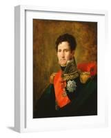 Portrait of Felix Baciocchi-Joseph Franque-Framed Giclee Print