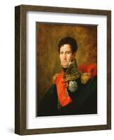 Portrait of Felix Baciocchi-Joseph Franque-Framed Giclee Print