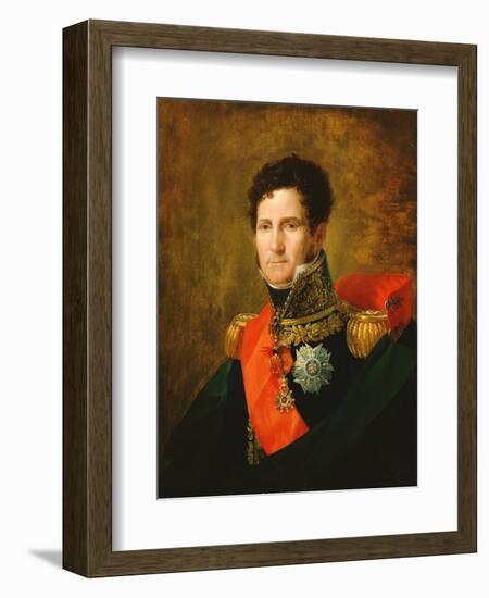 Portrait of Felix Baciocchi-Joseph Franque-Framed Giclee Print