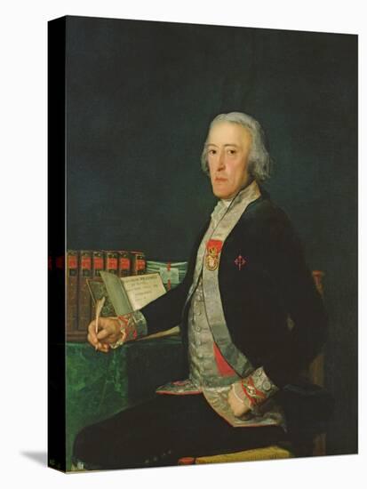 Portrait of Felix Colon De Larriategui, 1794-Francisco de Goya-Stretched Canvas