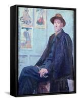 Portrait of Felix Feneon-Maximilien Luce-Framed Stretched Canvas