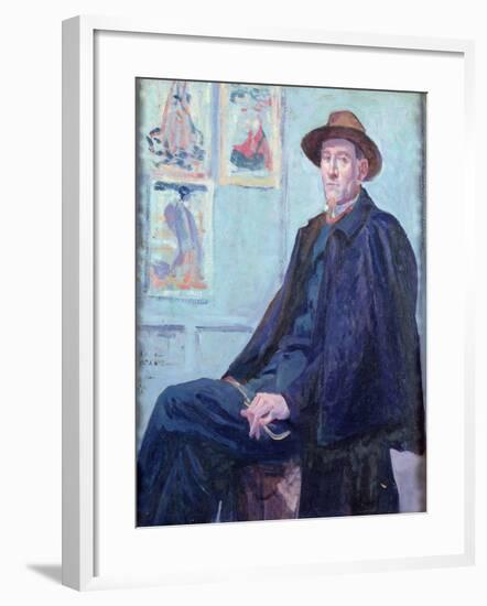 Portrait of Felix Feneon-Maximilien Luce-Framed Giclee Print