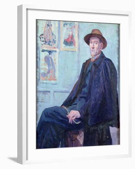 Portrait of Felix Feneon-Maximilien Luce-Framed Giclee Print