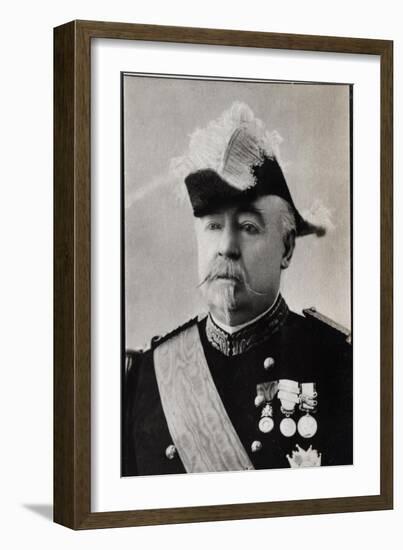 Portrait of Felix Gustave Saussier (1828-1905), French general-French Photographer-Framed Giclee Print