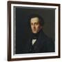 Portrait of Felix Mendelssohn, Duesseldorf, 1834-35-Ferdinand Theodor Hildebrandt-Framed Giclee Print