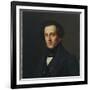 Portrait of Felix Mendelssohn, Duesseldorf, 1834-35-Ferdinand Theodor Hildebrandt-Framed Giclee Print