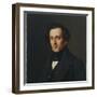 Portrait of Felix Mendelssohn, Duesseldorf, 1834-35-Ferdinand Theodor Hildebrandt-Framed Giclee Print