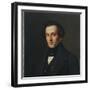 Portrait of Felix Mendelssohn, Duesseldorf, 1834-35-Ferdinand Theodor Hildebrandt-Framed Giclee Print