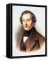 Portrait of Felix Mendelssohn-Friedrich Jentzen-Framed Stretched Canvas