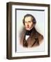 Portrait of Felix Mendelssohn-Friedrich Jentzen-Framed Premium Giclee Print