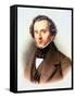 Portrait of Felix Mendelssohn-Friedrich Jentzen-Framed Stretched Canvas