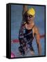 Portrait of Female Swimmer-null-Framed Stretched Canvas