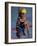 Portrait of Female Swimmer-null-Framed Photographic Print