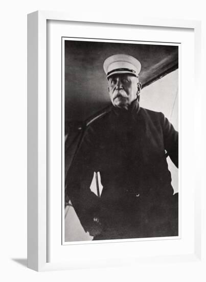 Portrait of Ferdinand, Graf Von Zeppelin, Early 20th Century-null-Framed Giclee Print