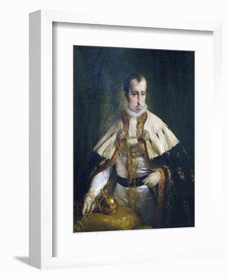 Portrait of Ferdinand I of Austria-Francesco Laurana-Framed Giclee Print