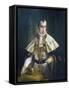 Portrait of Ferdinand I of Austria-Francesco Laurana-Framed Stretched Canvas