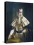 Portrait of Ferdinand I of Austria-Francesco Laurana-Stretched Canvas