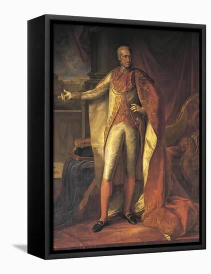 Portrait of Ferdinand I of the Two Sicilies-Vincent Haddelsey-Framed Stretched Canvas