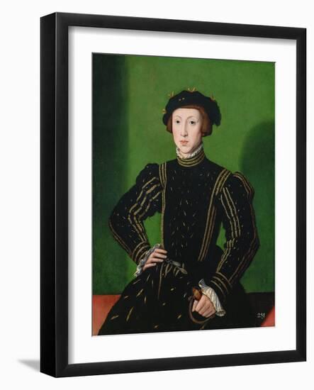 Portrait of Ferdinand II (1529-1595), Archduke of Austria-Guillaume Scrots-Framed Giclee Print